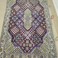 قالیچه گل ابریشم