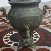 سماور زغالی سالم نو تزئینی با تخفیف