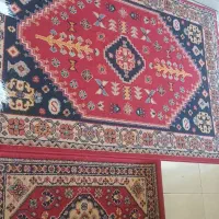 فرش قرمز زیبا بدون پارگی نو|فرش|خرم‌آباد, |دیوار
