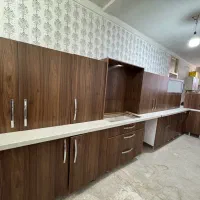 کابینت دست دوم در حد نو ام دی اف با سینک+هود