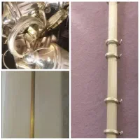 چوب پرده طلایی