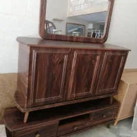 آینه کنسول میز تی وی گالری دهقان|بوفه، ویترین، کنسول|شیراز, شهرک گلها|دیوار