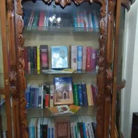 گنجه چوبی منبت کاری|بوفه، ویترین، کنسول|قوچان, |دیوار