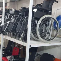 ویلچر /دستی/ارتوپدی/آلومینیومی/فلزی آبکاری
