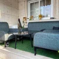 مبل ۵نفره کاملا نو همراه با جلو مبلی