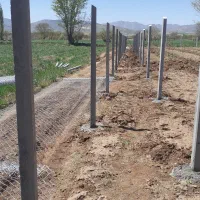 فنس کشی و نصب تیرچه