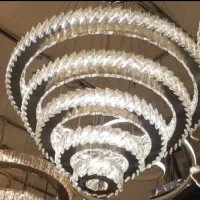 لوستر کهکشانی هوشمند کریستال وارداتی درکارمندان