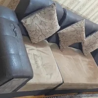 مبل ال ۶ نفره به همراه پاف و میز بار|مبلمان خانگی و میز عسلی|تهران, تهرانپارس شرقی|دیوار
