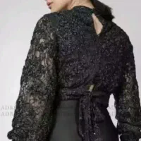 شومیز مجلسی گیپور سایز 36