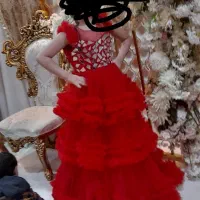 لباس مجلسی دخترانه قرمز یک میلیون زرد ۸۰۰تومن