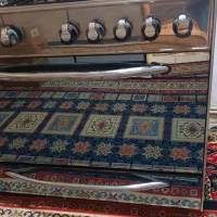 اجاقگاز فر دار تمام استیل سالم