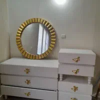 دراور و آینه خورشیدی و پاتختی کاملا سالم|جاکفشی، کمد، دراور|تهران, گلاب دره|دیوار