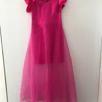 لباس صورتی عروسکی نو نو