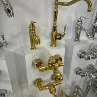 شیر بامبو طلایی چهار عدد شیر (یک دست )