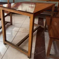 میز و نیمکت چوبی|کافی‌شاپ و رستوران|اردبیل, |دیوار