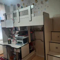 تخت دوطبقه ام دی اف|تخت و سرویس خواب|تهران, حکیمیه|دیوار
