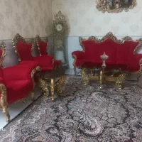 مبلمان ۹ نفره در حد نو|مبلمان خانگی و میز عسلی|قم, باجک سه|دیوار