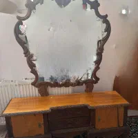 میز آرایش چوب گردوی طبیعی