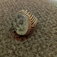 انگشتر عتیقه قدیمی  دُر مودار