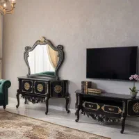 میز و کنسول ست تمام ام دی اف منبتی