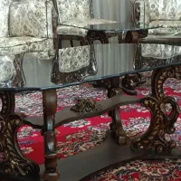 میز جلو‌مبلی و دوتا میز عسلی