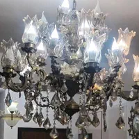 لوستر 20 شاخه ای برنج|لوستر و چراغ آویز|تبریز, |دیوار