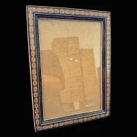 قاب عکس چوبی (لوح تقدیر) خاتم کاری شده سایز A4|صنایع دستی و سایر لوازم تزئینی|اصفهان, نقش جهان|دیوار