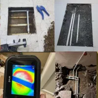 تاسیسات تشخیص ترکیدگی لوله کش رفع نم کل تهران