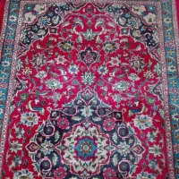 دوتا قالیچه تقریبا شبیه هم لاکی کاشمر|فرش|تهران, پاسداران|دیوار
