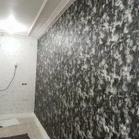 کاغذ دیواری پتینه/سفید/ساده|مصالح و تجهیزات ساختمان|آبادان, |دیوار