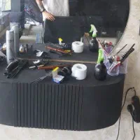 دوتا میز گرد با کشو