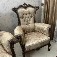 مبل استیل به همراه جلومبلی و عسلی|مبلمان خانگی و میز عسلی|تهران, هفده شهریور|دیوار