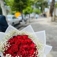 دسته‌گل روبانی|گل و گیاه طبیعی|آق قلا, |دیوار