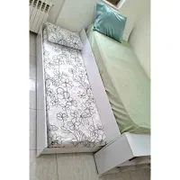 تختخواب میزبان مهمان کتابخانه‌دار
