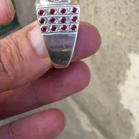 سه عدد انگشتر نقره دست ساز نگین زمرد|جواهرات|کرج, جهانشهر|دیوار