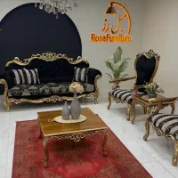مبل استیل سلطنتی ۷ نفره|مبلمان خانگی و میز عسلی|دهدشت, |دیوار