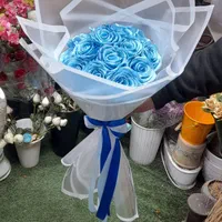 دسته گل و باکس گل ربانی هدیه ای ماندگار|گل مصنوعی|کرج, کمال‌شهر|دیوار