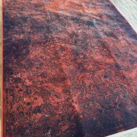 قالی شرابی رنگ ابریشمی|فرش|تهران, هروی|دیوار