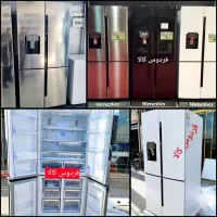 یخچال سایدبای ساید هیمالیا سفید مشکی استیل