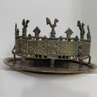 منقل اسفندی قدیمی خروس نشان