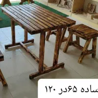 میز و صندلی چوبی|میز و صندلی غذاخوری|قشم, |دیوار