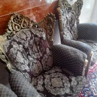 مبل سلطنتی ۷ نفره|مبلمان خانگی و میز عسلی|قروه, |دیوار