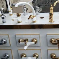 شیرالات ساده و قاجار رنگبندی /علم دوش سینک