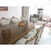 فروش مبل وناهارخوری استیل طلا کوب