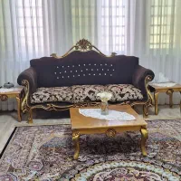مبلمان نه نفره سالمو تمیز|مبلمان خانگی و میز عسلی|رشت, پل تالشان|دیوار