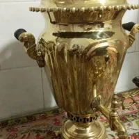 سماور زغالی برنجی ایرانی|کلکسیون اشیاء عتیقه|سهند, |دیوار