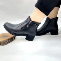 نیم بوت زنانه چرم (هانی)|کیف، کفش، کمربند|قم, حنیف نژاد|دیوار