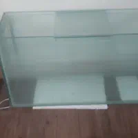 اکواریوم بزرگ۱۰میل پمپ هوا شلنگ و...