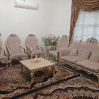 مبل سلطنتی با چوب راش|مبلمان خانگی و میز عسلی|شیراز, شیشه‌گری|دیوار