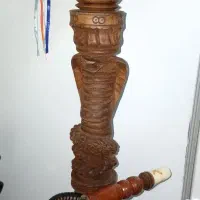 قلیان چوبی طرح مار کبری  دست ساز|کلکسیون و سرگرمی|نسیم‌شهر, |دیوار